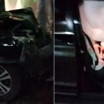 Video: piloto se estrella contra inmueble en ruta a El Salvador y provoca enorme boquete en la pared