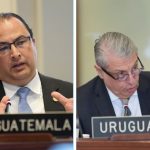 Guatemala y Uruguay y su momento tenso en la sesión de la OEA por la situación política y electoral en el país