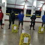 Tres hombres fueron condenados a 12 años de cárcel en Escuintla por transportar más de 450 kilos de cocaína en una lancha