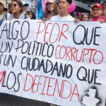 Universitarios se unen a protestas ciudadanas y exigen la renuncia de Consuelo Porras