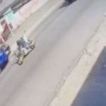 Video: Así fue el accidente entre una autopatrulla y dos personas que viajaban en motocicleta en Jutiapa