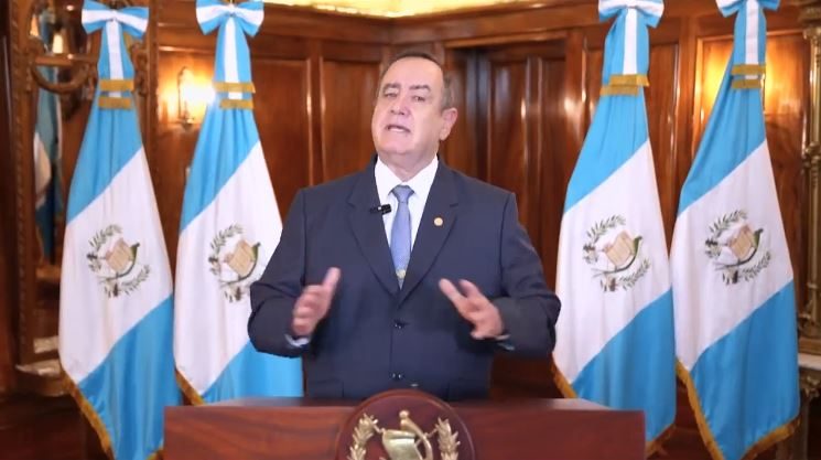 Presidente Giammattei critica protestas y omite hablar de Consuelo Porras