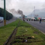 Protesta en la ruta al Pacífico persisten y la PNC asegura que hay pandilleros infiltrados