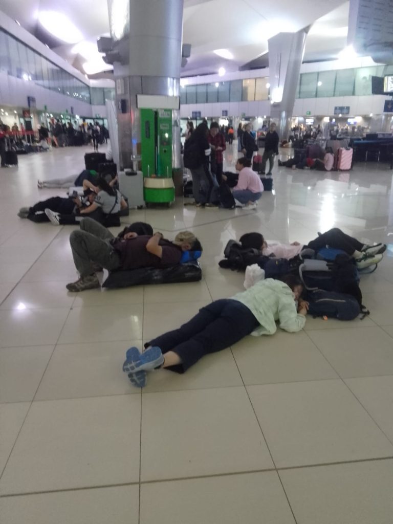 Situación en el Aeropuerto Internacional La Aurora