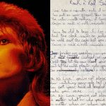 Por más de 120 mil dólares será subastado un manuscrito de David Bowie