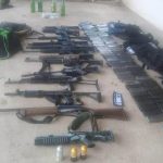 Autoridades mexicanas encuentran arsenal y equipo táctico del CJNG luego de un enfrentamiento en Chiapas