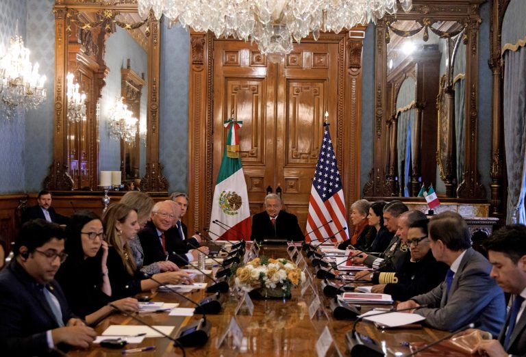 Presidente López Obrador y Antony Blinken se reúnen en México para hablar sobre flujo migratorio