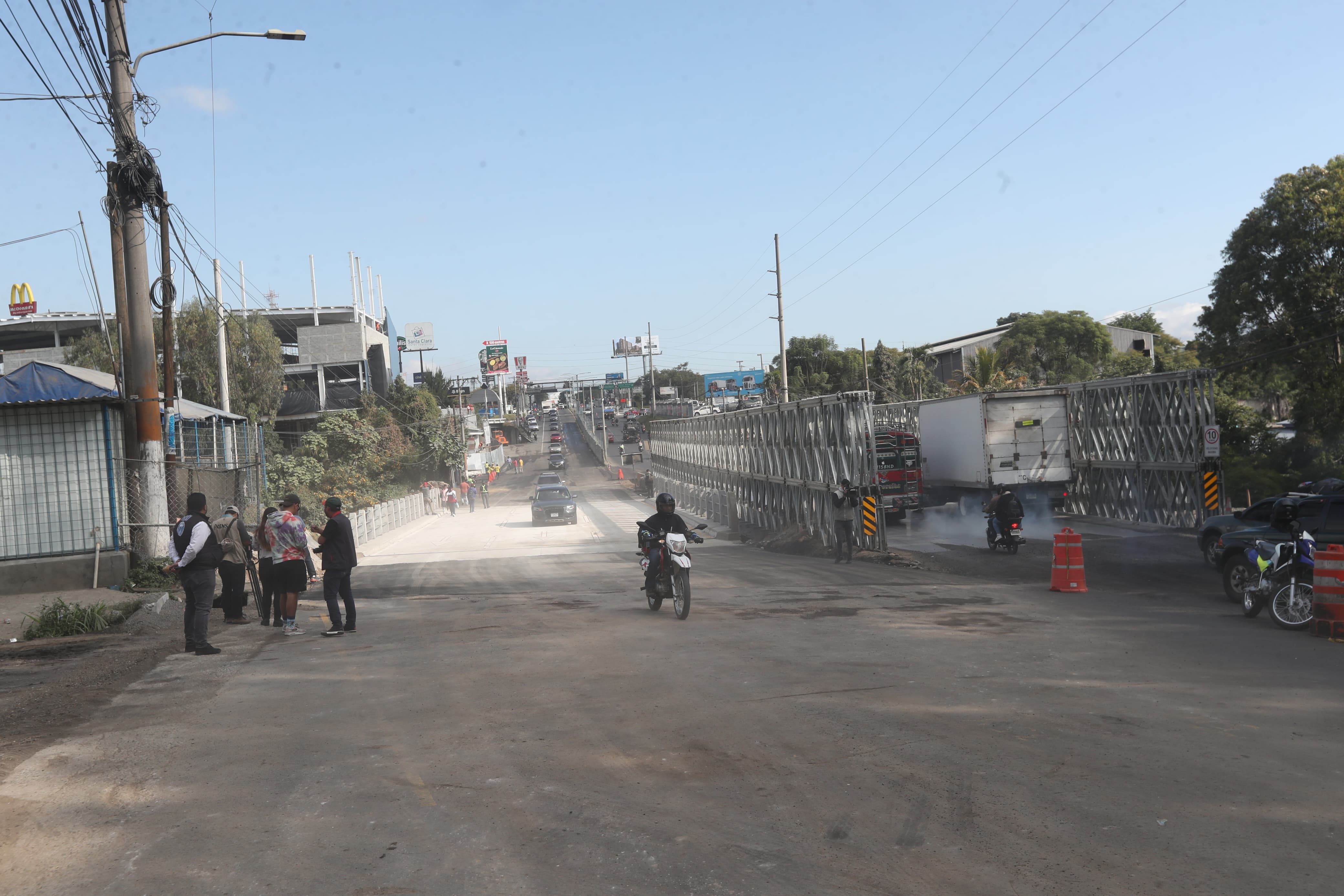Hundimiento en Villa Nueva: se habilita el primer puente sobre el km 17 ...