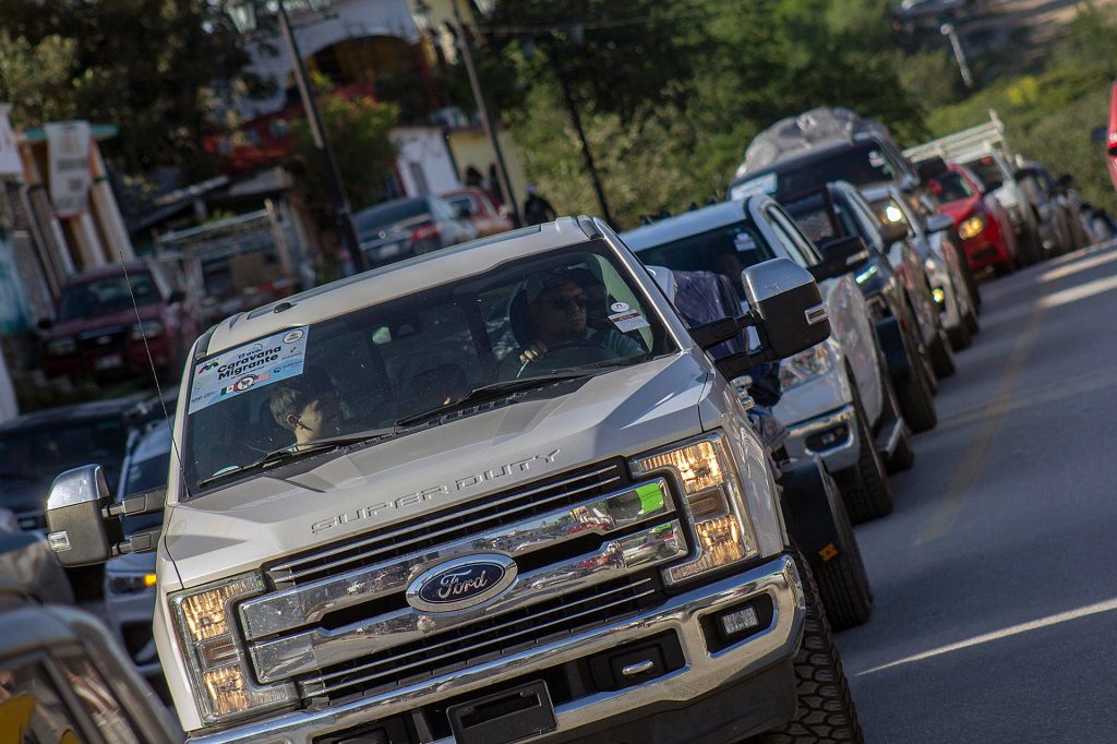 El centro de México recibe caravana de paisanos migrantes que vuelven desde EE. UU.