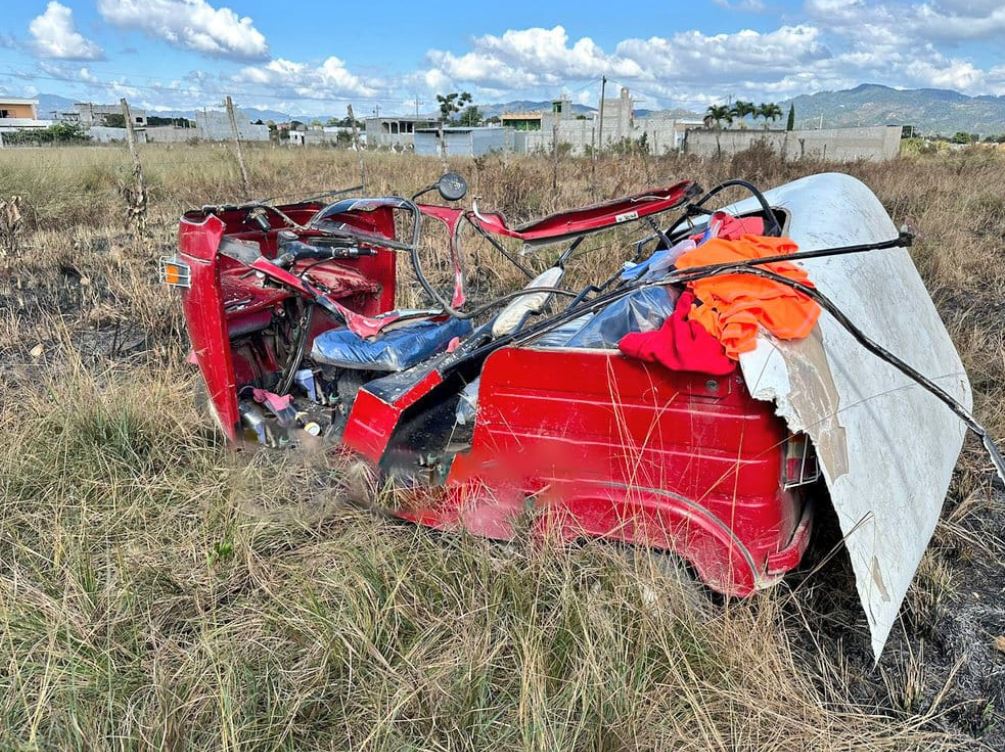Video: momento de la colisión entre avioneta y mototaxi en la pista de Esquipulas