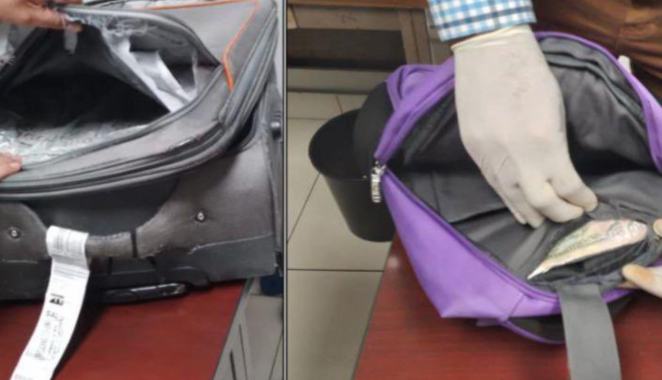 DECOMISAN DÓLARES A COLOMBIANA EN ES