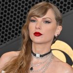 Taylor Swift llega al Allegiant Stadium de Las Vegas para el Super Bowl