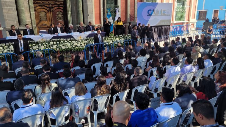El TSE hizo el lanzamiento oficial de la CAME con miras a reformas a le Ley Electoral y de Partidos Políticos. (Foto Prensa Libre: Gabriel Molina)