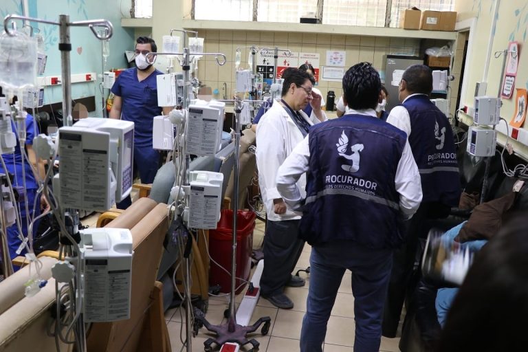 PDH verifica desabastecimiento de medicamentos en el San Juan de Dios