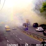 Reportan incendio en área verde de Vista Hermosa