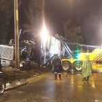Paso en el Periférico continúa afectado por accidente de tráiler ocurrido el domingo