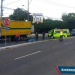 Motorista muere luego de chocar con camión de basura en Mixco