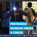 VIDEO | Capturan a pandilleros del Barrio 18 que planeaban ingresar armas a cárcel Renovación I