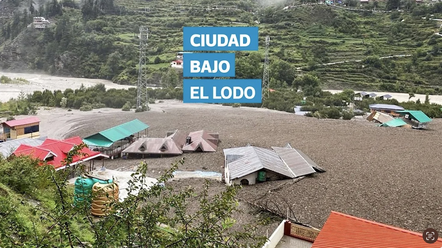 VIDEO | Familias lo pierden todo por inundación en India; impactantes imágenes desde el Himalaya