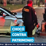 VIDEO | Conductor ebrio choca en la Plaza de la Constitución y recibe multa de Q5 mil