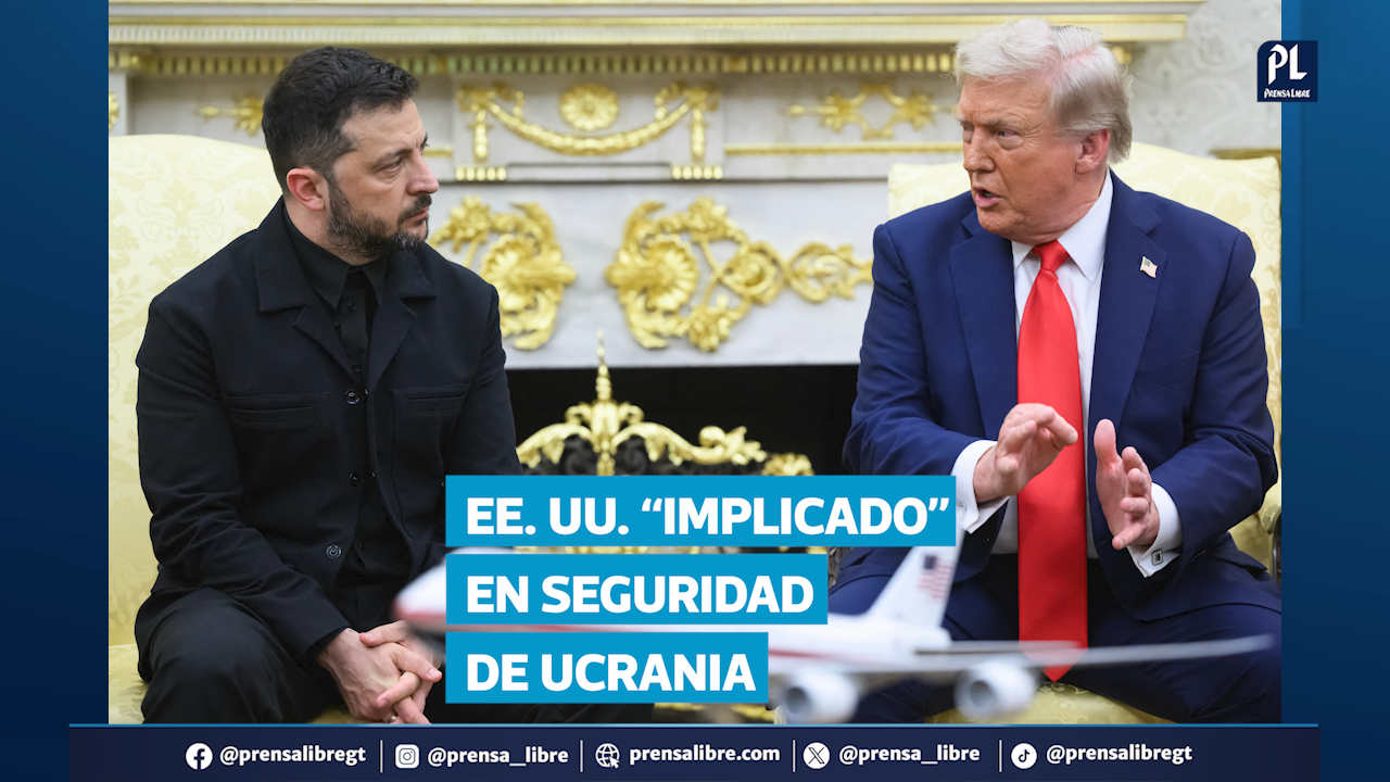 VIDEO | Trump afirma que EE. UU. participará en la seguridad de Ucrania como parte de un acuerdo de paz