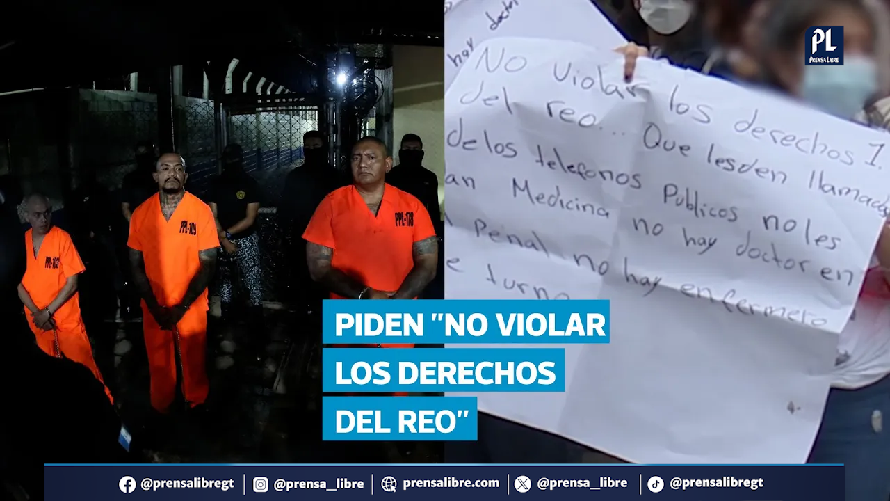 VIDEO | Familiares de privados de libertad realizan manifestación y exigen “no violar los derechos del reo”